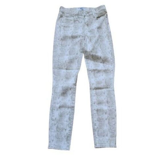 Paige Sonoran Snake Print Hoxton Ankle Jeans - Picture 1 of 5